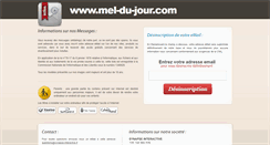 Desktop Screenshot of mel-du-jour.com