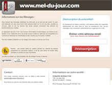 Tablet Screenshot of mel-du-jour.com